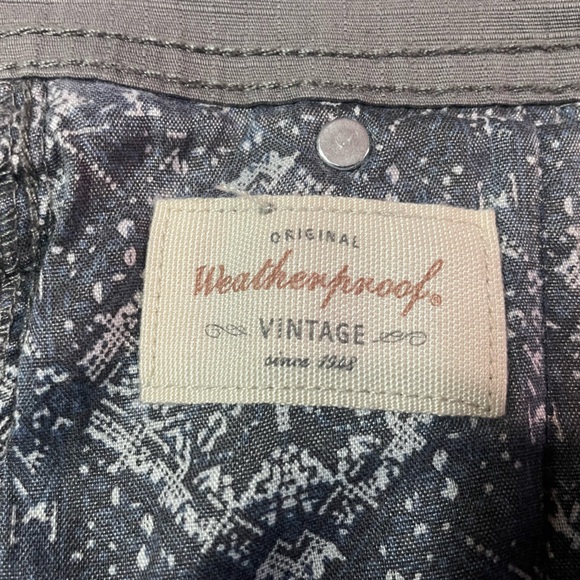 Weatherproof Vintage Green Men’s Shorts Side Pocket 36” Waist 10” Inseam - Picture 6 of 7